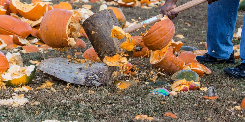 National Pumpkin Destruction Day at The Rock Ranch